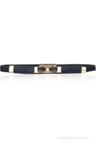 Calvino Girls Casual, Evening/Party Blue Artificial Leather Belt(Blue